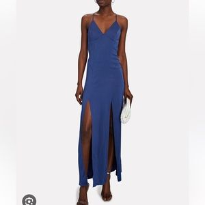 Manning Cartell Facetime Tie-Back Satin Maxi Dress
